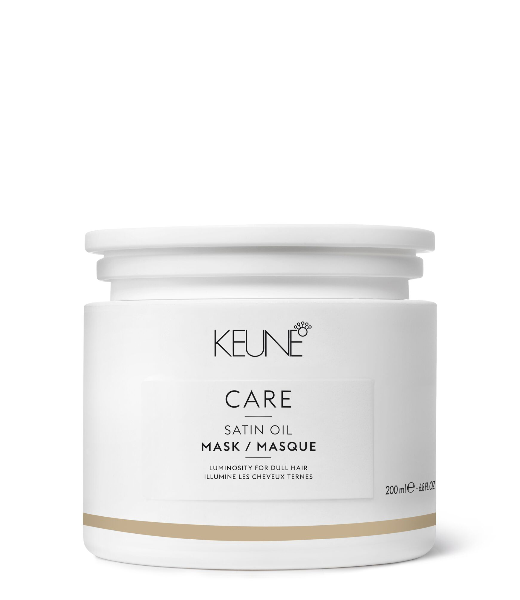 Entdecke CARE SATIN OIL MASK, die intensive Haarpflegeprodukt für mattes, trockenes Haar. Verleiht unglaubliche Geschmeidigkeit, Zartheit und Glanz. Auf keune.ch.